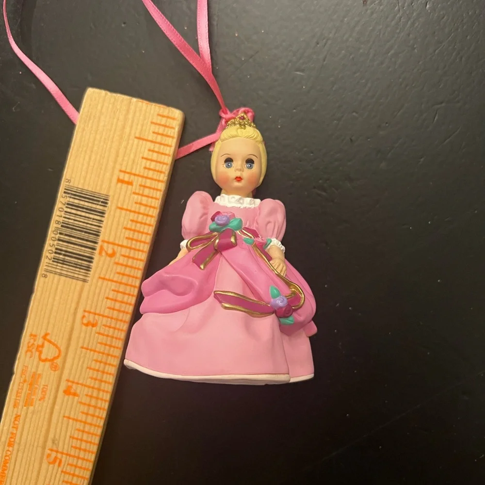 Hallmark Keepsake Ornament 1995 1996 Cinderella Pink Madame Alexander‎ & Box